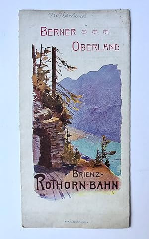 [Switzerland, tourist guide Rothorn, Bern] Berner Oberland, Brienz-Rothorn-Bahn, Zwitserland, Typ...