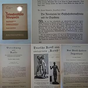 Nationalsozialistisches Bildungswesen. Einzige erziehungswissenschaftliche Zeitschrift der Bewegu...