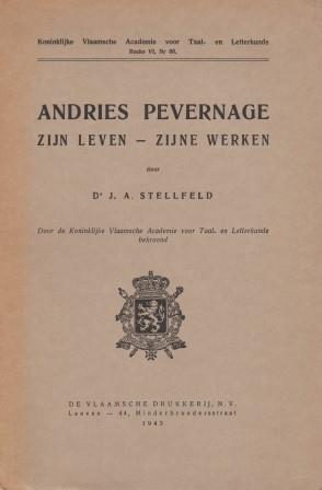 Image du vendeur pour Andries Pevernage. Zijn leven - zijne Werken. mis en vente par Musikantiquariat Marion Neugebauer