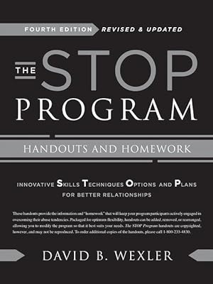 Bild des Verkufers fr The Stop Program: Handouts and Homework zum Verkauf von moluna