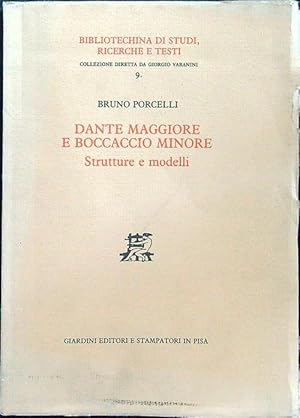 Bild des Verkufers fr Dante maggiore e Boccaccio minore zum Verkauf von Librodifaccia