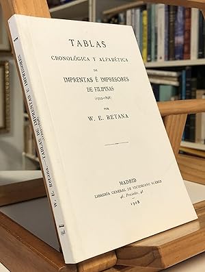 Imagen del vendedor de TABLAS Cronolgica Y Alfabtica De Imprentas E Impresores De Filipinas 1593-1898 a la venta por La Bodega Literaria