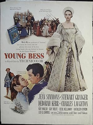 Seller image for Young Bess Trade Print Ad 1953 Jean Simmons, Stewart Granger for sale by AcornBooksNH