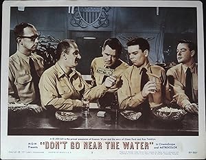 Imagen del vendedor de Don't Go Near the Water Lobby Card #5 Glenn Ford, Keenan Wynn a la venta por AcornBooksNH