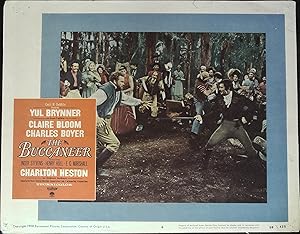 Seller image for The Buccaneer Lobby Card #6 1958 Yul Brynner for sale by AcornBooksNH