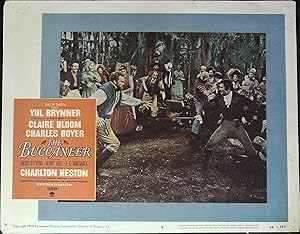 Immagine del venditore per The Buccaneer Lobby Card #6 1958 Yul Brynner venduto da AcornBooksNH