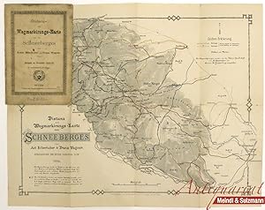 Bild des Verkufers fr Distanz und Wegmarkirungs-Karte des Schneeberges von Ant. Silberhuber & Franz Wagner. Herausgegeben vom sterr. Touristen-Club. II. verbesserte Auflage". zum Verkauf von Antiquariat MEINDL & SULZMANN OG