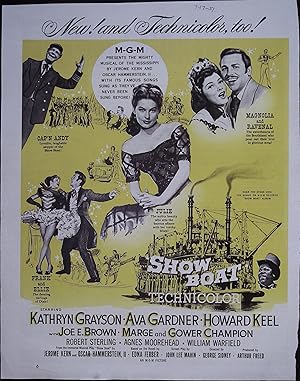 Seller image for Showboat Trade Print Ad 1951 Kathryn Grayson, Ava Gardner for sale by AcornBooksNH