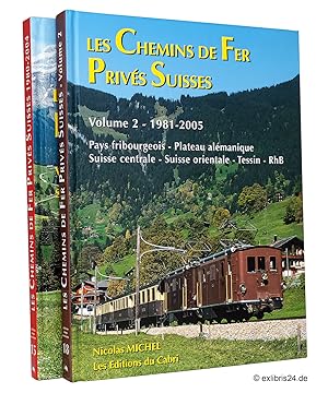 Bild des Verkufers fr Les Chemins de Fer Privs Suisses, Volume 1 und 2 (beide Bnde) : (Reihe: Collection images ferroviaires, Volume 15 und 18) zum Verkauf von exlibris24 Versandantiquariat