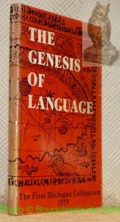 Image du vendeur pour The Genesis of Language. The First Michigan Colloquium, 1979. mis en vente par Bouquinerie du Varis