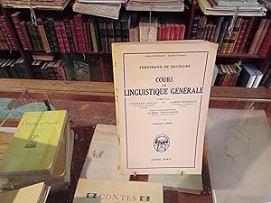 Imagen del vendedor de Cours de Linguistique gnrale a la venta por Librairie FAUGUET