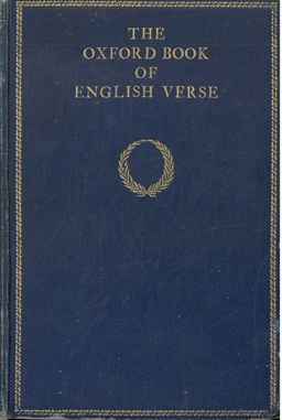 The Oxford Book of English Verse.
