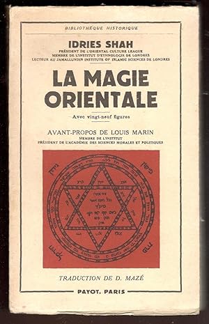 Seller image for La magie orientale. Avec ving-neuf figures. Avant-propos de Louis Marin. Traduction de D. Maz for sale by Libreria antiquaria Atlantis (ALAI-ILAB)