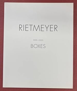 Seller image for Rietmeyer Boxes 1999-2000. for sale by Frans Melk Antiquariaat