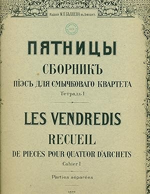 Various Composers: Les Vendredis. Recueil de pi?ces pour Quatuor d'archets. Cahier I.
