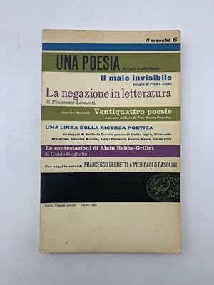 Il menabo' di letteratura diretto da Elio Vittorini e Italo Calvino n. 6