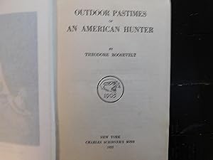 Imagen del vendedor de Outdoor pastimes of and American Hunter a la venta por Hill Country Books