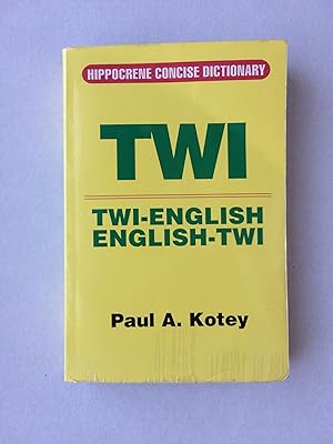 Seller image for Twi-English/English-Twi Concise Dictionary (Hippocrene Concise Dictionary) for sale by Bildungsbuch