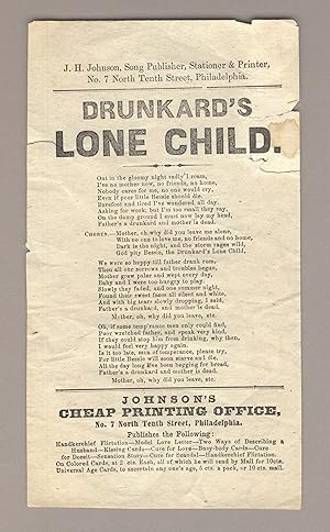 Drunkard's lone child