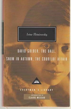 Imagen del vendedor de David Golder, The Ball, Snow In Autumn, The Courilof Affair a la venta por Dan Glaeser Books