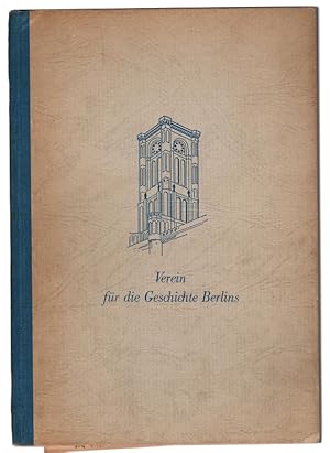 Verein fÃ¼r die Geschichte Berlins, Jahrbuch 1951