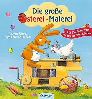Seller image for Die groe Osterei-Malerei mit Mal-Maschine zum Schieben, Ziehen, Drehen for sale by Antiquariat Buchhandel Daniel Viertel