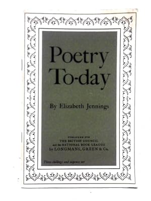 Seller image for Poetry To-day (1957-60) for sale by World of Rare Books