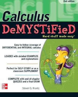 Seller image for Calculus DeMystiFieD, Second Edition for sale by WeBuyBooks