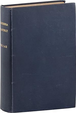 The California Quarterly. Bound volume of 8 issues: Vol. I no 1 - Vol. II no 4 (Autumn 1951 - Sum...