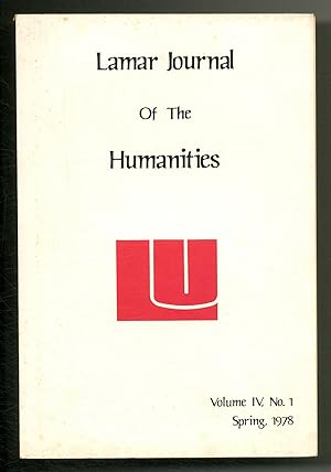 Immagine del venditore per Lamar Journal of the Humanities - Volume IV, No. 1, Spring, 1978 venduto da Between the Covers-Rare Books, Inc. ABAA