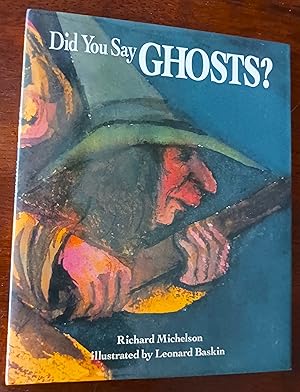 Bild des Verkufers fr Did You Say Ghosts? zum Verkauf von Gargoyle Books, IOBA