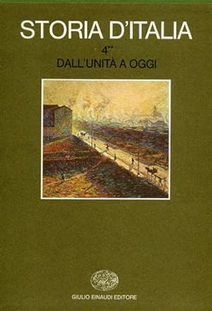 Bild des Verkufers fr Storia d'Italia. Vol.4: tomo II: Dall'Unit ad oggi. La cultura. zum Verkauf von FIRENZELIBRI SRL