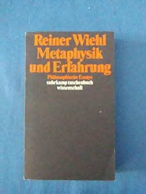 Seller image for Metaphysik und Erfahrung : philosophische Essays. Suhrkamp-Taschenbuch Wissenschaft ; 1245. for sale by Antiquariat BehnkeBuch
