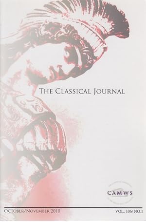 Imagen del vendedor de The Classical Journal, Vol. 106, No. 1, October/November 2010. a la venta por Fundus-Online GbR Borkert Schwarz Zerfa