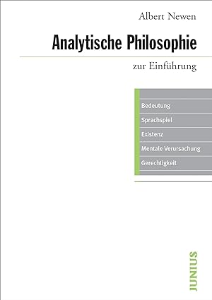 Seller image for Analytische Philosophie zur Einfhrung. Zur Einfhrung ; 311 for sale by Fundus-Online GbR Borkert Schwarz Zerfa