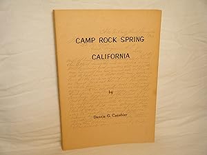 Imagen del vendedor de Camp Rock Spring California a la venta por curtis paul books, inc.
