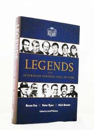 Bild des Verkufers fr Legends of the Australian Football Hall of Fame zum Verkauf von Adelaide Booksellers