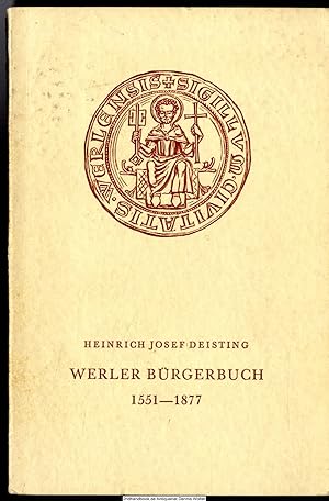 Werler Bürgerbuch : 1551 - 1877