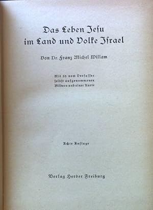 Bild des Verkufers fr Das Leben Jesu im Land und Volke Israel. zum Verkauf von books4less (Versandantiquariat Petra Gros GmbH & Co. KG)