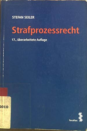 Imagen del vendedor de Strafprozessrecht. a la venta por books4less (Versandantiquariat Petra Gros GmbH & Co. KG)