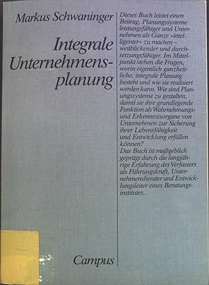 Seller image for Integrale Unternehmensplanung. for sale by books4less (Versandantiquariat Petra Gros GmbH & Co. KG)