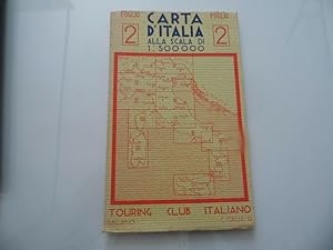 CARTA D'ITALIA ALLA SCALA DI 1: 500.000 FOGLIO 2