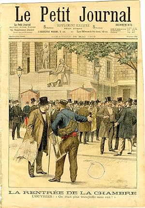 "LE PETIT JOURNAL N°653 du 24/5/1903" LA RENTRÉE DE LA CHAMBRE / LA VISITE A L'HOPITAL : Nouvelle...