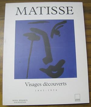Imagen del vendedor de Matisse - Visages decouvertes 1945 - 1954. a la venta por Antiquariat Carl Wegner