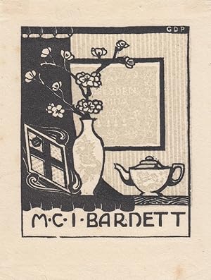 Seller image for M C I Barnett. Teekanne, Blumenvase und Bild. for sale by Antiquariat  Braun