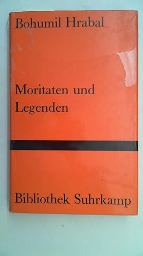 Moritaten und Legenden - Bibliothek Suhrkamp Band 360,