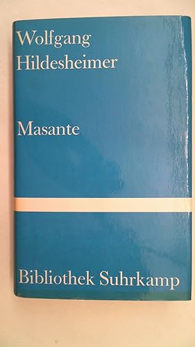 Masante (Bibliothek Suhrkamp Band 465),