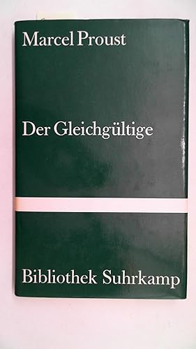 Der Gleichgültige : Erzählung in 2 Sprachen (Bibliothek Suhrkamp Band 601),