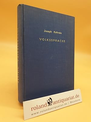 Bild des Verkufers fr Volkssprache und Wrterbuch von Nassau (Unvernderter Neudruck der Ausgabe von 1891) zum Verkauf von Roland Antiquariat UG haftungsbeschrnkt