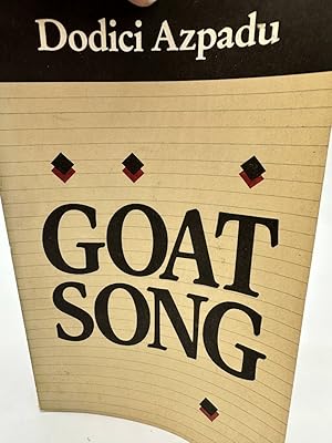 Imagen del vendedor de Goat Song a la venta por Dean Family Enterprise
